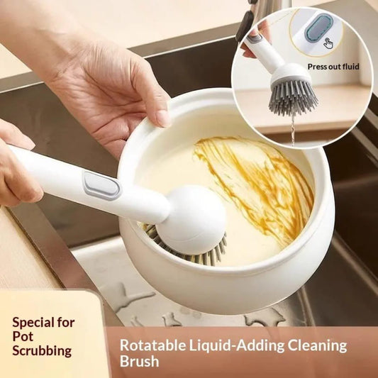 360οΏ½ Scrubber Wand with Liquid Dispenser